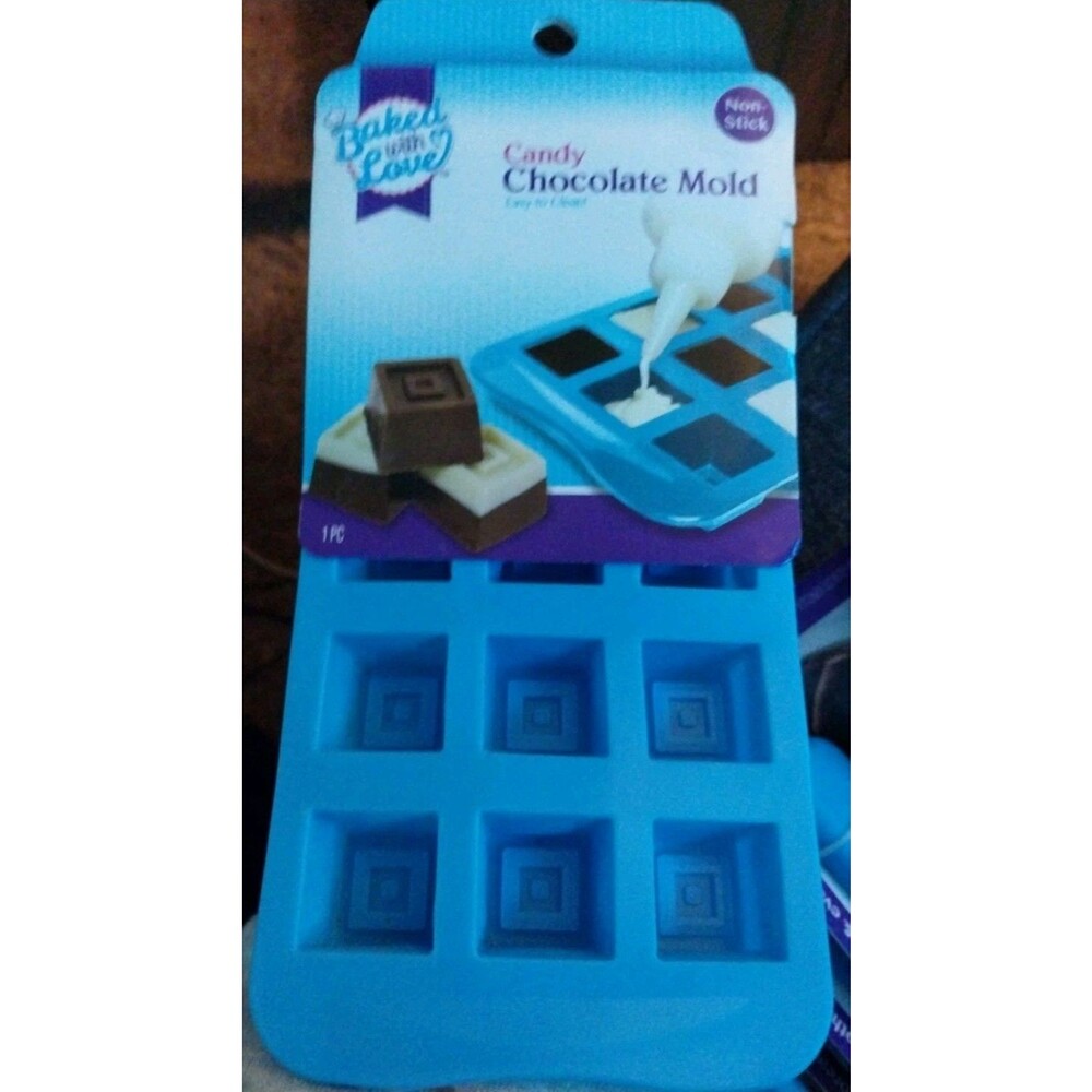 Silicone Square Cubes & Spoon Shape Candy Chocolate Ice Molds
